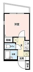 ピアコートTM板橋本町 1Kの間取図画像