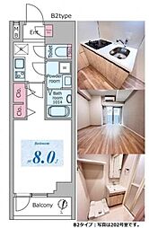 ドゥーエ板橋区役所前 1Kの間取図画像