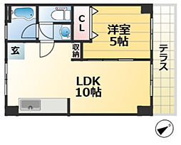 楠マンション 2階