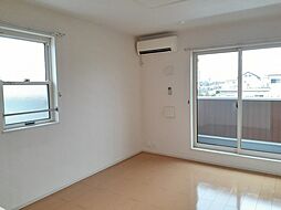 JR水戸線 下館駅 5.2kmの賃貸アパート 2階2LDKのリビング/ダイニング