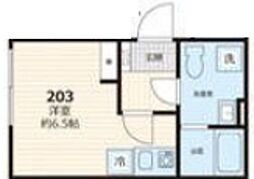 モント方南町 ワンルームの間取図画像