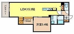 東川口HB 1LDKの間取図画像
