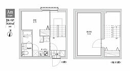 リーガランドプラス江古田 1階1DKの間取り