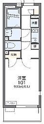 レオネクストラグレージュ3 1Kの間取図画像