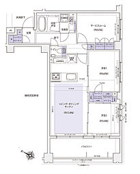 KDXレジデンス横濱紅葉坂 2SLDKの間取図画像