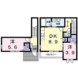 プレリュード北花田 1階/-