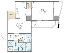 中銀門前仲町マンシオン 5階1LDKの間取り