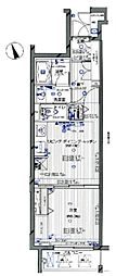 デュオスカーラ新宿2 1LDKの間取図画像