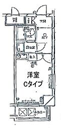 エミネンス東村山 ワンルームの間取図画像