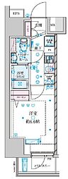 GENOVIA草加 1Kの間取図画像