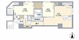 Ｓｋｙｗｏｏｄ錦糸町 6階2LDKの間取り