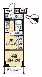 間取図画像 1DK