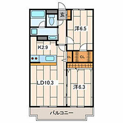 物件の間取り
