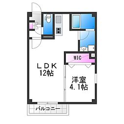 レジデンスコート北田辺 2階