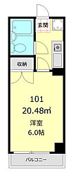 ロイヤルハイツ扇橋 1Kの間取図画像
