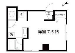 SYOU-HOUSE ワンルームの間取図画像