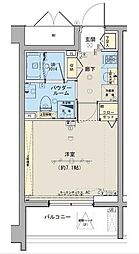 ブライズ恵比寿 1Kの間取図画像