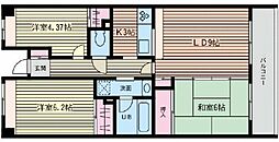 カ・アンジェリ 3LDKの間取図画像