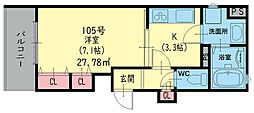 クリエオーレ俊徳町 3階/-