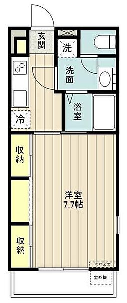 神奈川県座間市相模が丘２丁目(賃貸アパート1K・1階・26.49㎡)の写真 その2