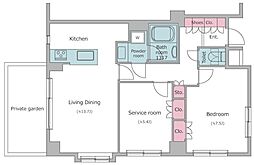 間取図画像 1SLDK