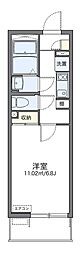 LEONEXT煌めき 1Kの間取図画像
