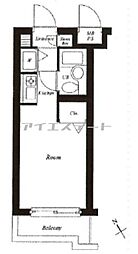 パレ・ドール八王子II 3階ワンルームの間取り