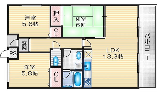 同じ建物の物件間取り写真 - ID:227081359779