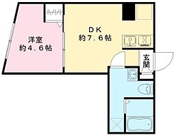 RAMIi板橋大和町 1DKの間取図画像