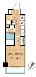 デュオステージ町田MAXIV 1Kの間取図画像