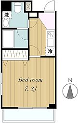 アーデン町田 12階1Kの間取り