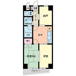 ロータリーハイム昭島 2SDKの間取図画像