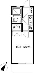 辻堂ニューエスタ21 1Kの間取図画像