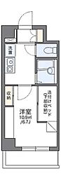 レオパレス宇田川町マンション 1Kの間取図画像
