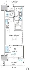 パークアクシス池袋イースト 1LDKの間取図画像