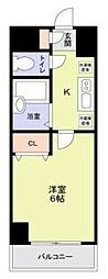 ロリエ笹塚 1Kの間取図画像
