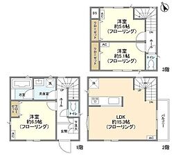 Kolet尾山台南#05 1階3LDKの間取り