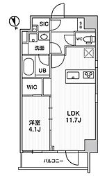 ALTERNA浅草 2階1LDKの間取り