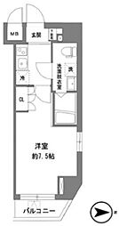 ラ・ヴィータ新御徒町 4階1Kの間取り
