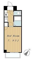 ＶＩＳＴＡシュプリーム 3階1Kの間取り