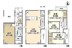 Kolet小台 1階3SLDKの間取り