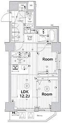 メイクス上野 2LDKの間取図画像