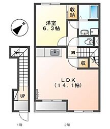 間取図画像 1LDK