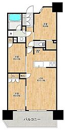 レーベン川口元郷タワー&レジデンス 3LDKの間取図画像