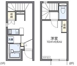 レオネクストシンコーポ2 1Kの間取図画像