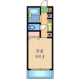 メゾンオリザ 1Kの間取図画像