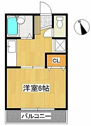 プラネット吉祥寺2 1Kの間取図画像