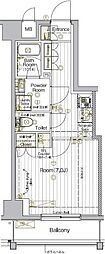 MAXIVニシアライ 1Kの間取図画像