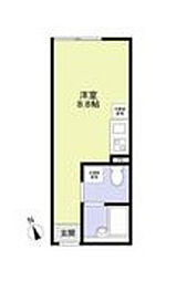 リラート八王子 ワンルームの間取図画像