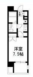 シャリオ本芝 1Kの間取図画像